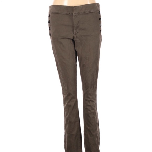 Ann Taylor LOFT size 6 olive green pants - Picture 1 of 5
